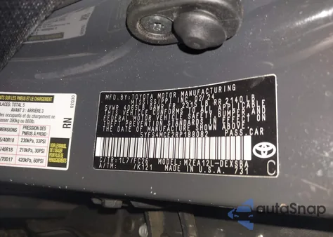 2024 Toyota Corolla Se z USA, uszkodzony, nr VIN 5YFS4MCE2RP188082